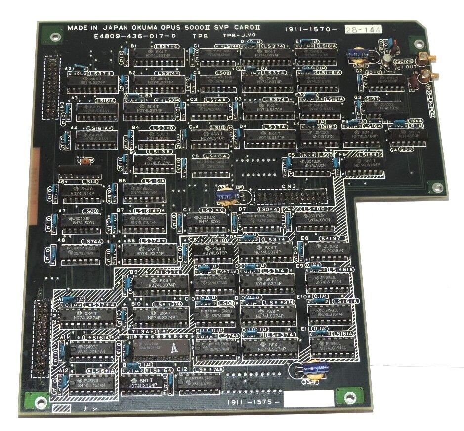 OKUMA E4809-436-017-D OPUS 5000 II SVP CARD, E4809436017D