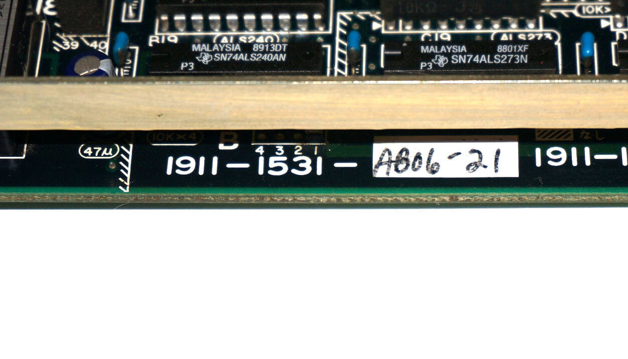 OKUMA E4809-045-109-C OPUS 5000-II SVP BOARD W/ 2 E4809-045-110-C SPC1 BOARDS