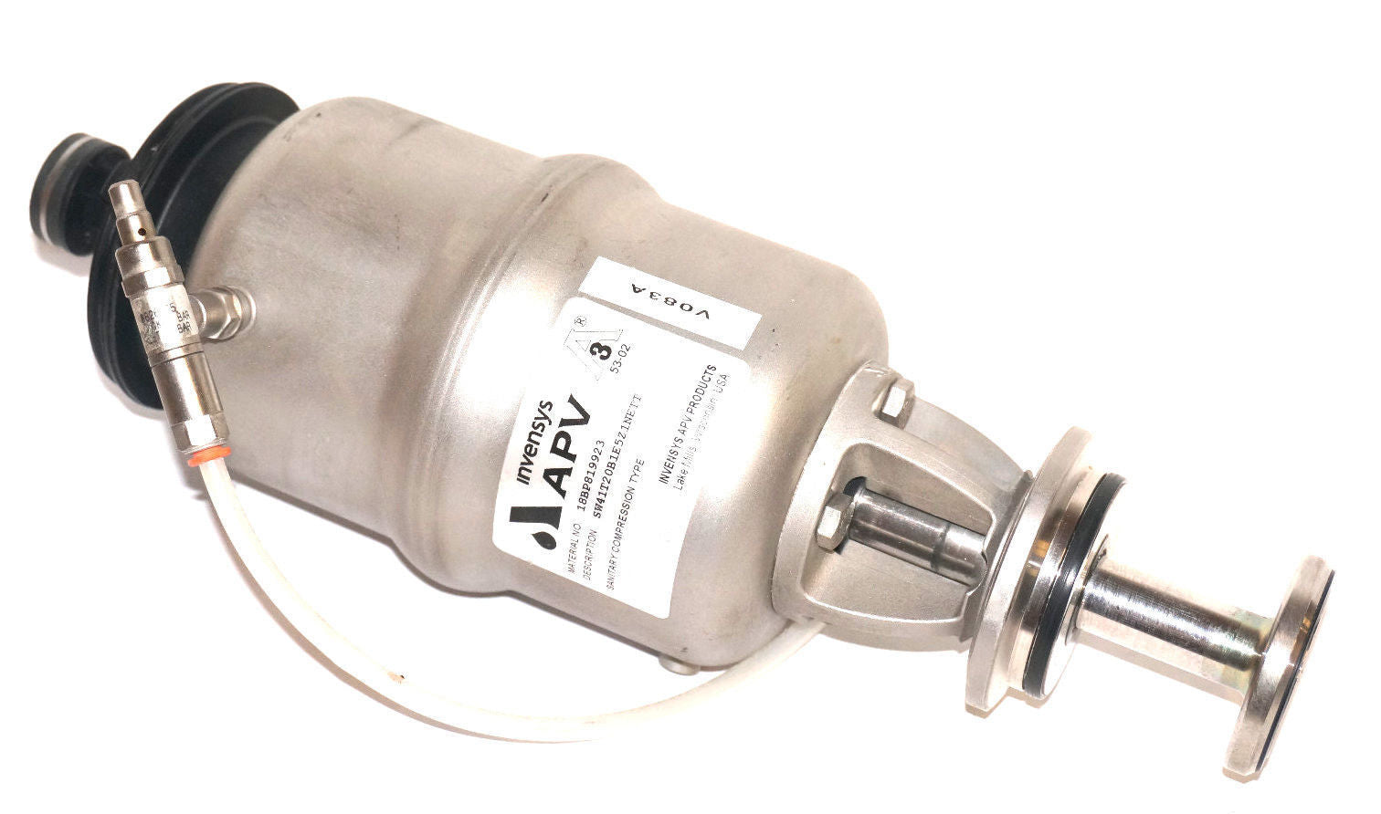 INVENSYS APV M18BP819923 SW41T20B1E5Z1NETT SANITARY COMPRESSION VALVE