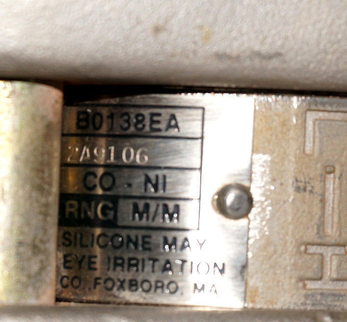 FOXBORO 823DP-D3S1NM2 PRESSURE TRANSMITTER REF. NO. 90F50817-8A1 ORIGIN. 2A9106