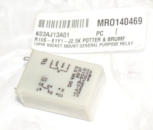 AMP POTTER & BRUMFIELD R10S-E1-Y1-J2.5K RELAY R10SE1Y1J25K 2.0 MA DC