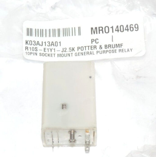 AMP POTTER & BRUMFIELD R10S-E1-Y1-J2.5K RELAY R10SE1Y1J25K 2.0 MA DC