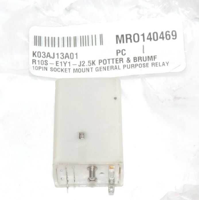 AMP POTTER & BRUMFIELD R10S-E1-Y1-J2.5K RELAY R10SE1Y1J25K 2.0 MA DC