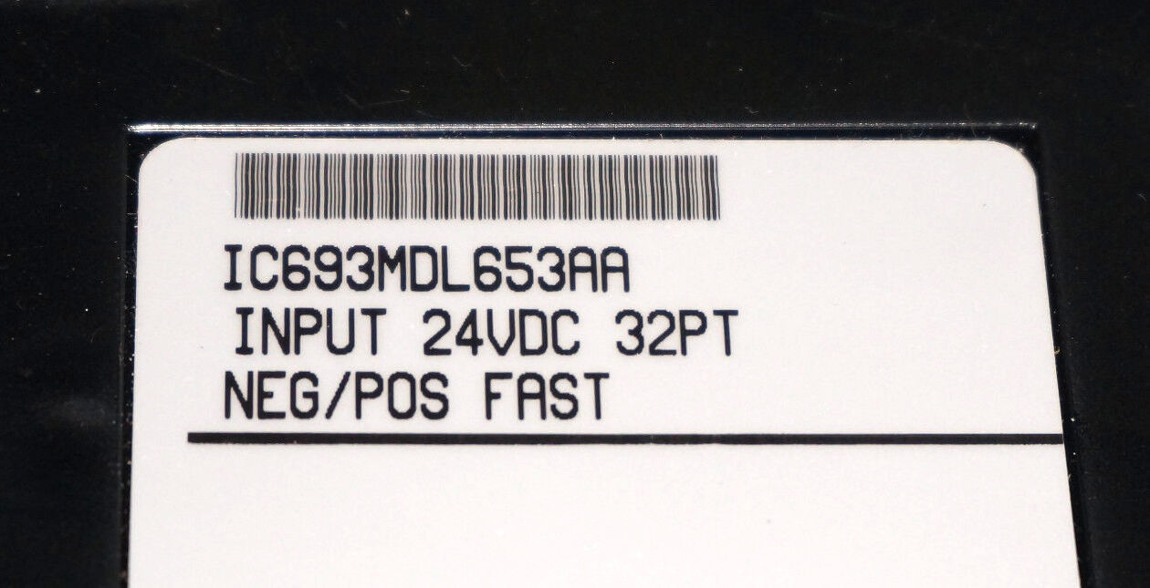 GE FANUC IC693MDL653AA INPUT MODULE 32PT NEG/POS FAST 24VDC