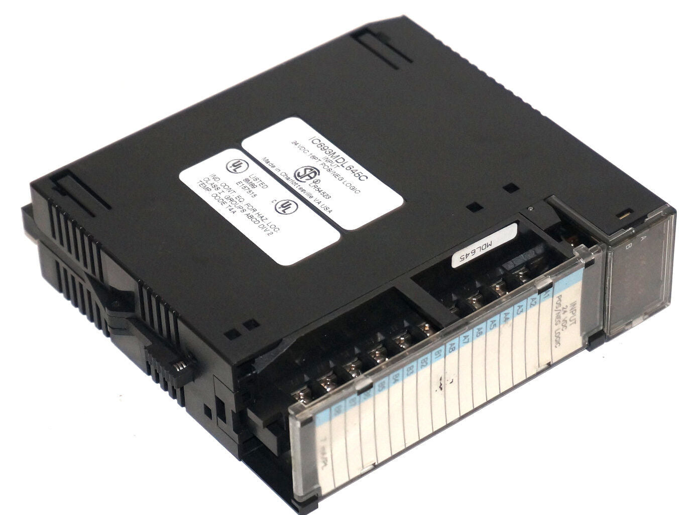 GE FANUC IC693MDL645C INPUT MODULE 16PT POS/NEG LOGIC