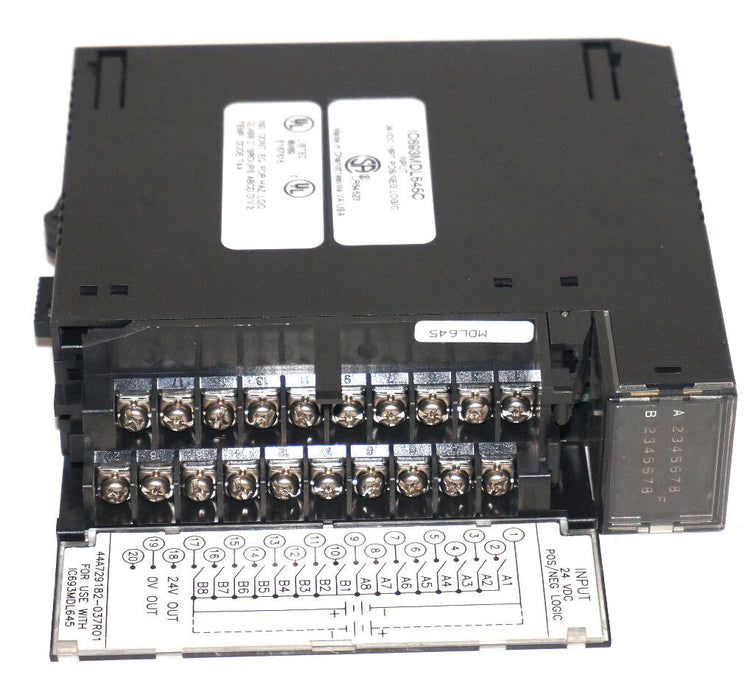 GE FANUC IC693MDL645C INPUT MODULE 16PT POS/NEG LOGIC