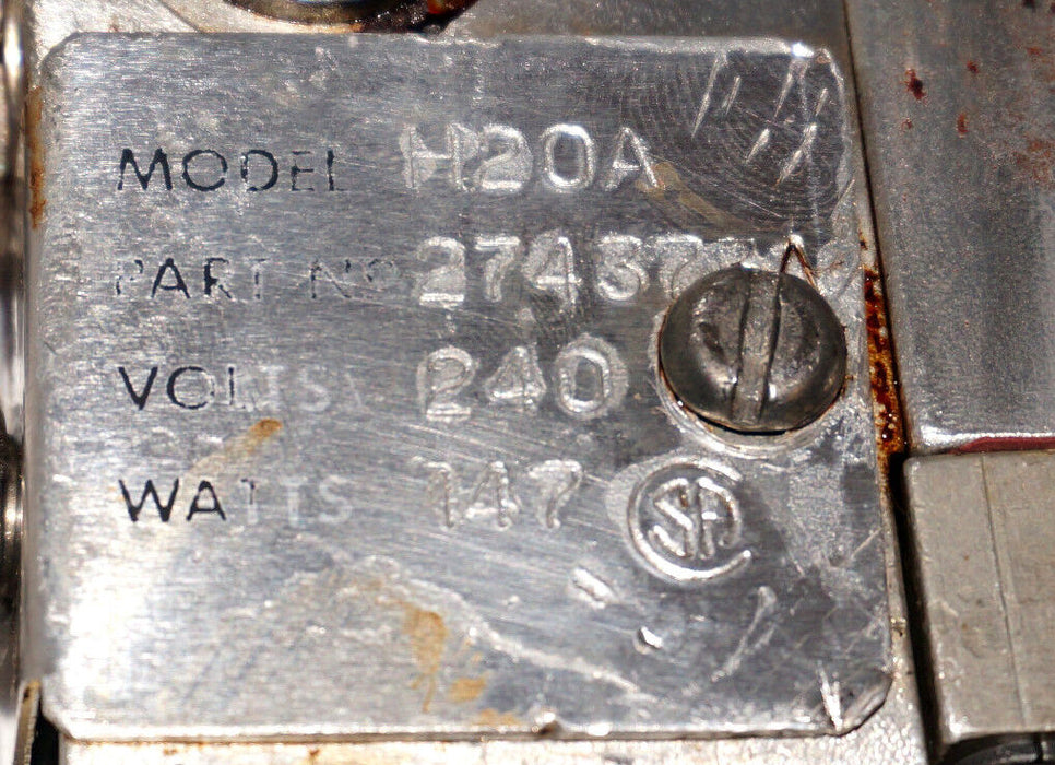 NORDSON 274373A HEAD MODEL: H20A 240V 147W