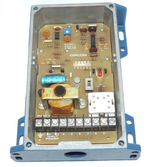 OPCON MODEL 8170A-6501 DEMODULATOR PART NO. 101163, 115 VOLTS CONTROL UNIT