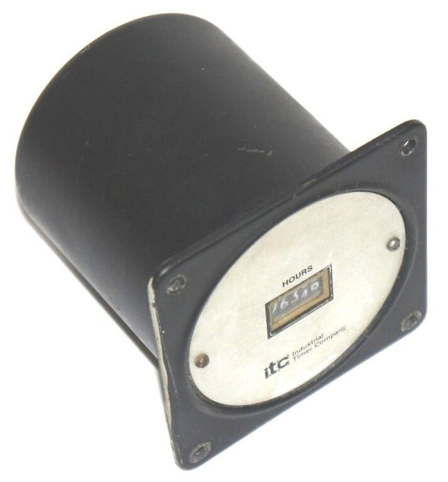 INDUSTRIAL TIMER COMPANY C-25A ELAPSED TIME INDICATOR 120 V, 60 HZ, C25A