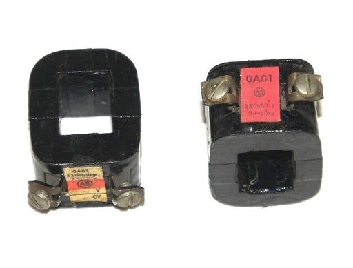 LOT OF 2 ALLEN BRADLEY 0A01 COILS 93-110 V, 50/60 HZ, 0-A01