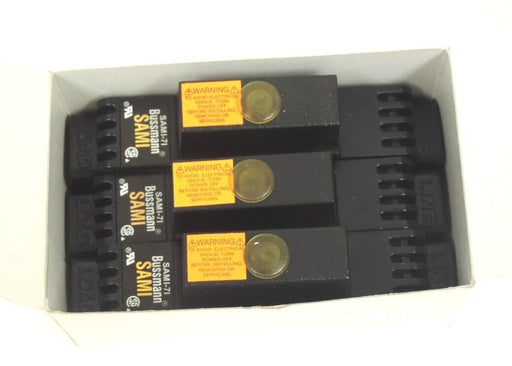 NIB COOPER BUSSMANN SAMI-7I MIDGET COVER INDICATING 600V (BOX OF 3)