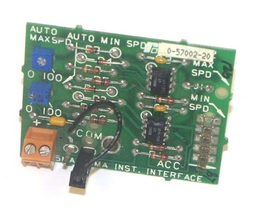 RELIANCE ELECTRIC 0-57002-20 SPEED PRESET INTERFACE BOARD 05700220