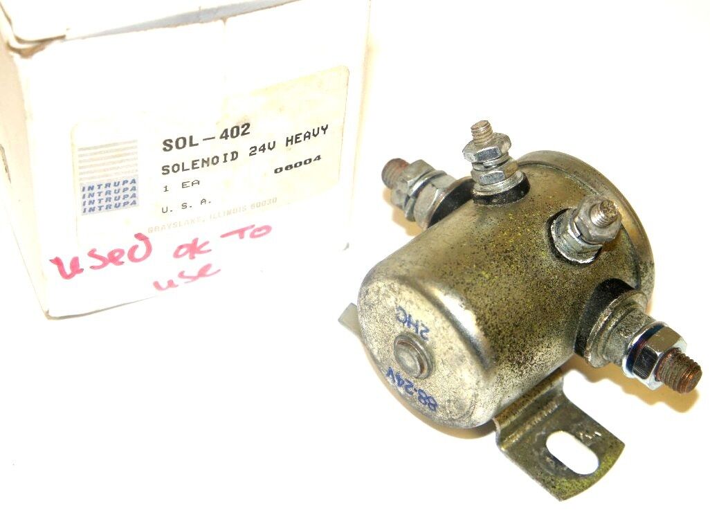 INTRUPA SOL-402 SOLENOID 24V HEAVY SOL402