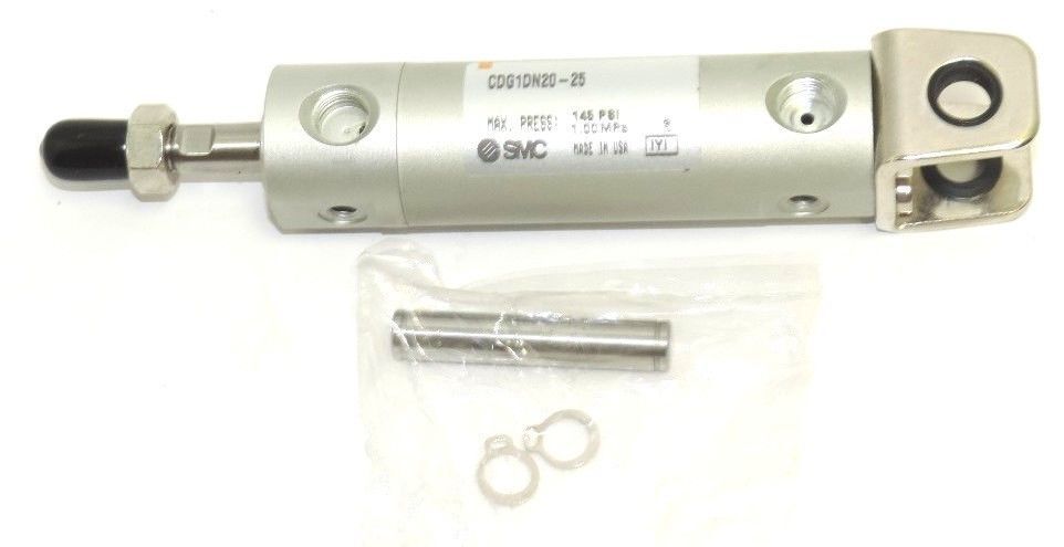 NEW SMC CDG1DN20-25 CYLINDER CDG1DN2025, 145PSI, 1.00 MPa