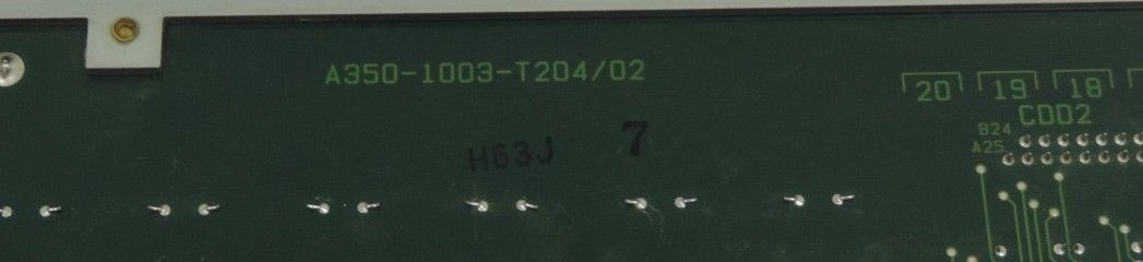 FANUC A20B-1003-0200 PC BOARD A20B-1003-0200/03A, A350-1003-T204/02
