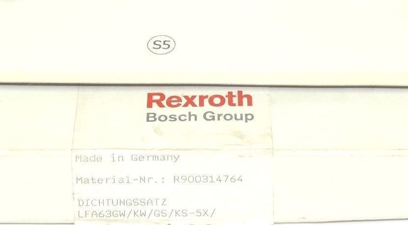 NIB REXROTH BOSCH R900314764 REPAIR KIT LFA63GW/KW/GS/KS-5X/