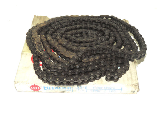 NIB HITACHI #35-1 RIV. 10 FT ROLLER CHAIN, NICKEL-PLATED 35