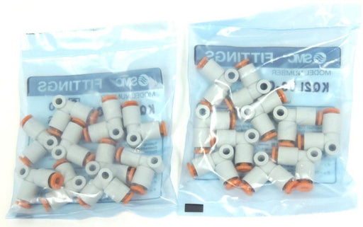LOT OF 20 NEW SMC KQ2L03-00 UNION ELBOW FITTINGS KQ2L0300