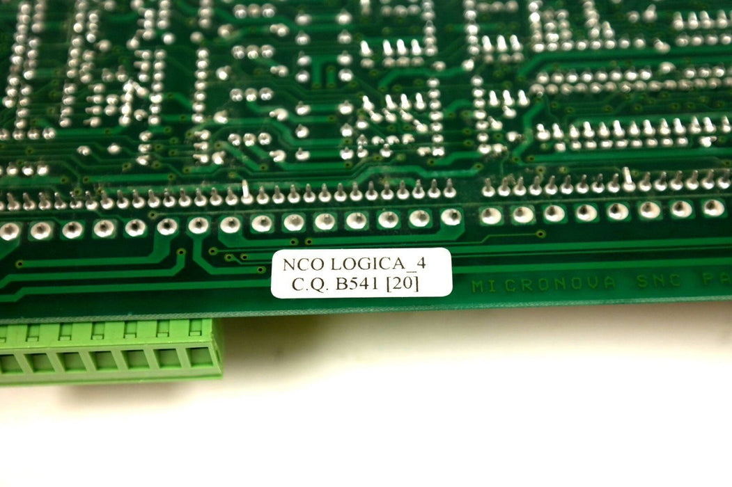 MICRONOVA SNC PADOVA 4607 01 0001 NCO LOGICA 4 C.Q. B541 (20) BOARD