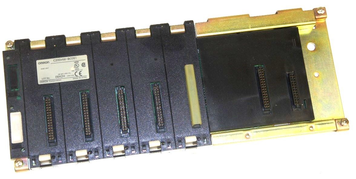 OMRON C200HW-BC051 5 SLOT CPU BACKPLANE, C200HWBC051