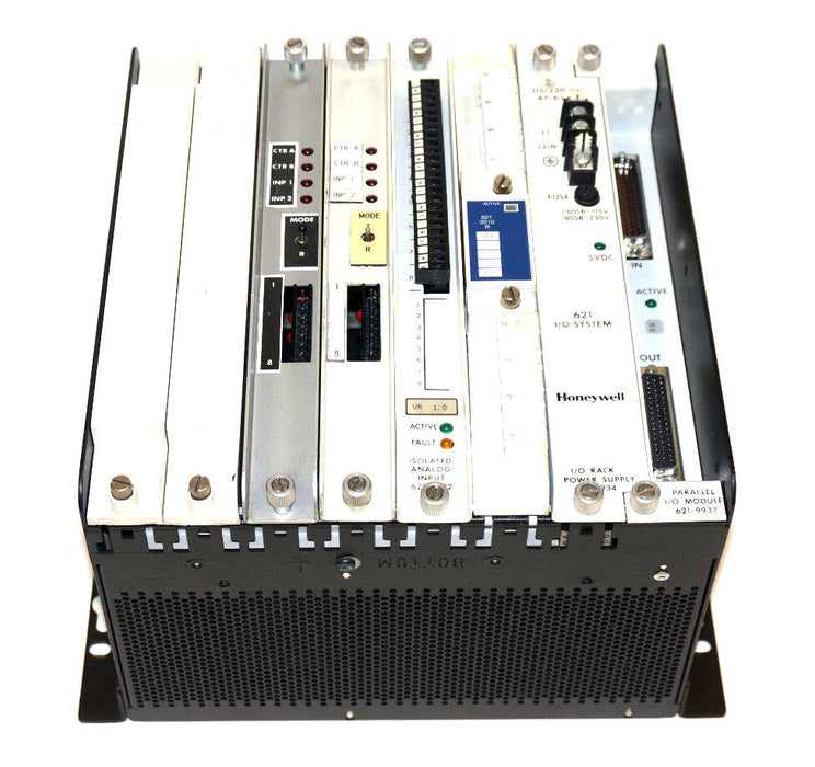 HONEYWELL 921-9991 IPC I/O RACK W/ 04E-00241-00, 621-0022, 621-0010R, 621-9934