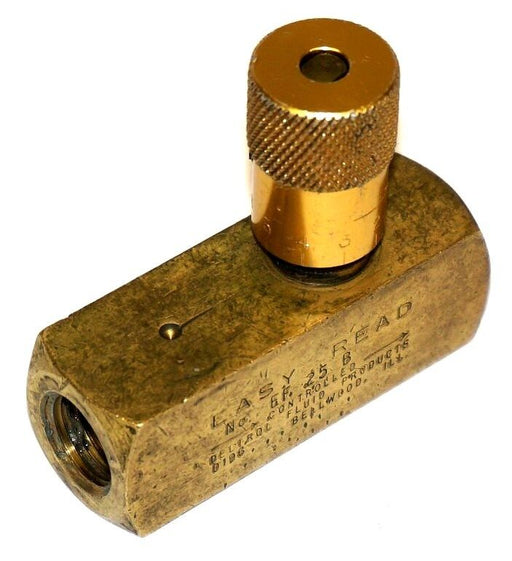 DELTROL EF 25 B EASY READ BRASS FLOW VALVE, 3/8" NPT, EF25B, EF-25-B