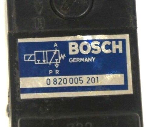 BOSCH 0 820 005 201 SOLENOID VALVE W/ 1 824 210 104 AND W/ 1 825 503 024