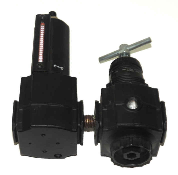 NORGREN F73G-2AN-AD1 FILTER 250PSIG 17BAR W/ R73G-2AT-RMG REGULATOR 150/300PSIG