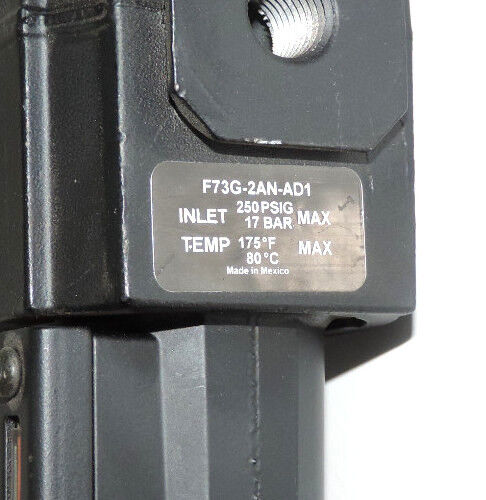 NORGREN F73G-2AN-AD1 FILTER 250PSIG 17BAR W/ R73G-2AT-RMG REGULATOR 150/300PSIG
