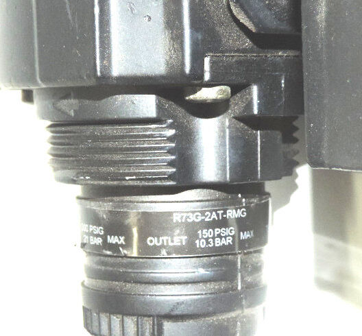 NORGREN F73G-2AN-AD1 FILTER 250PSIG 17BAR W/ R73G-2AT-RMG REGULATOR 150/300PSIG