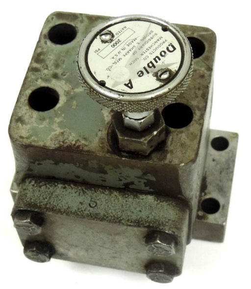 DOUBLE A PRODUCTS QWA3-165-2M-13 PRESSURE RELIEF VALVE QWA31652M13, 2000 PSI