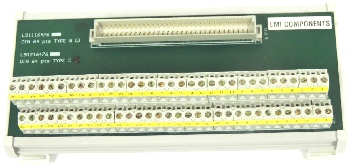 LMI COMONENTS L91216476 DIN 64 PTS TYPE C
