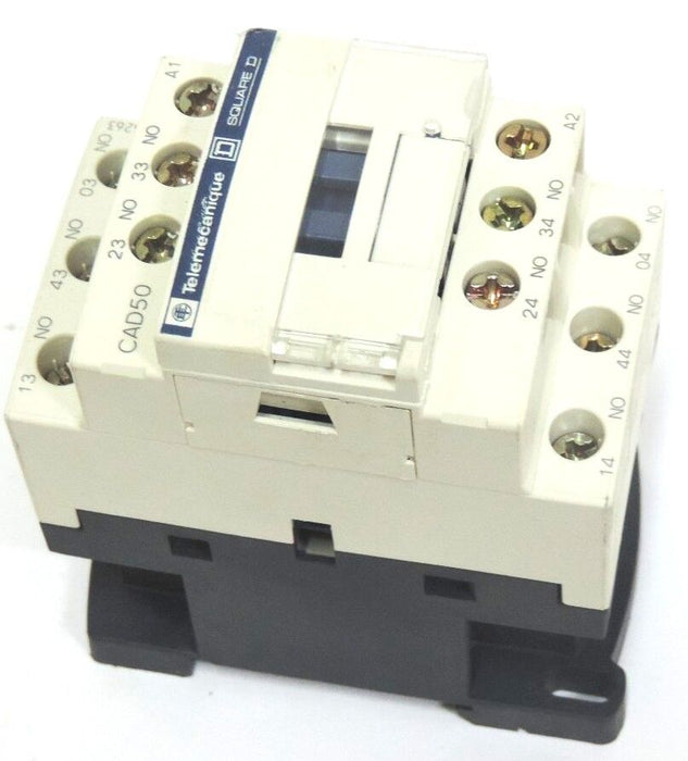TELEMECANIQUE CAD50G7 RELAY 120V, 50/60HZ