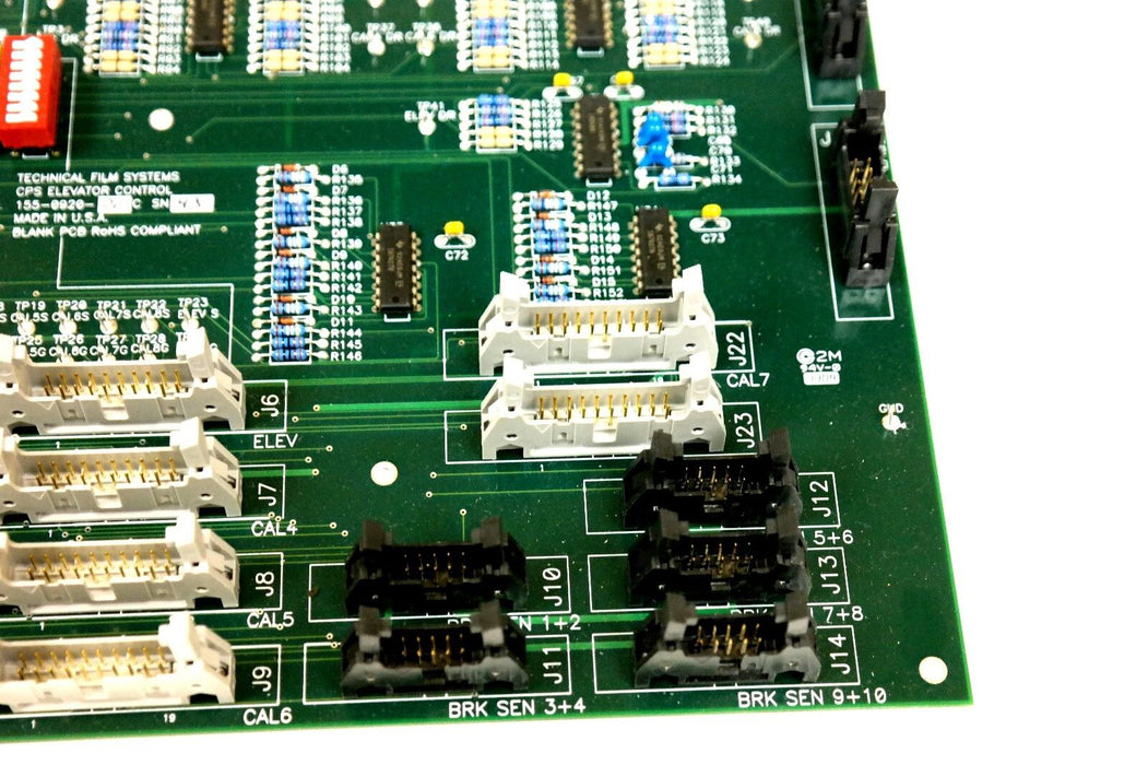 TECHNICAL FILM SYSTEMS 155-0920-01 CPS ELEVATOR CONTROL BOARD 155092001