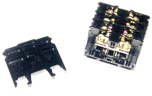 LOT OF 84 IDEC BNH10W TERMINAL BLOCKS, 10A, 600V, W/ LOT OF 4 BNE15W END PLATES