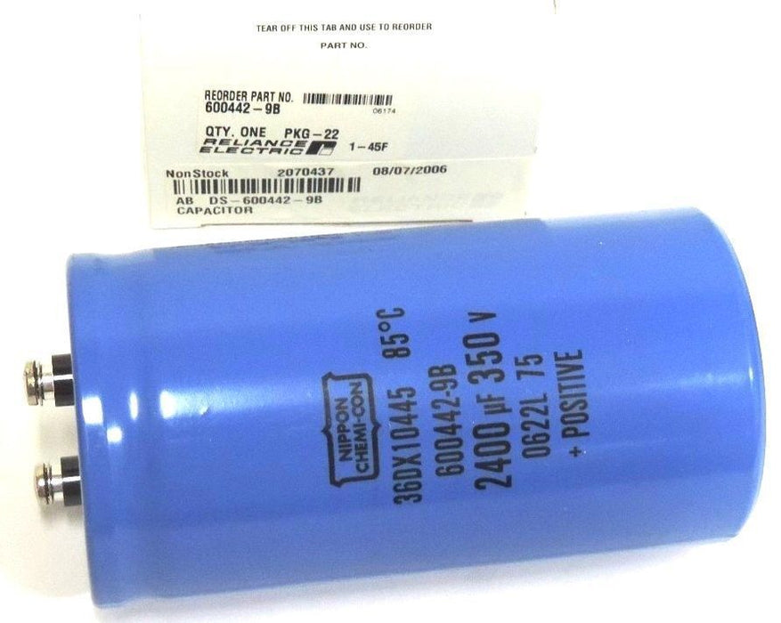 NIB RELIANCE ELECTRIC 600442-9B CAPACITOR 6004429B