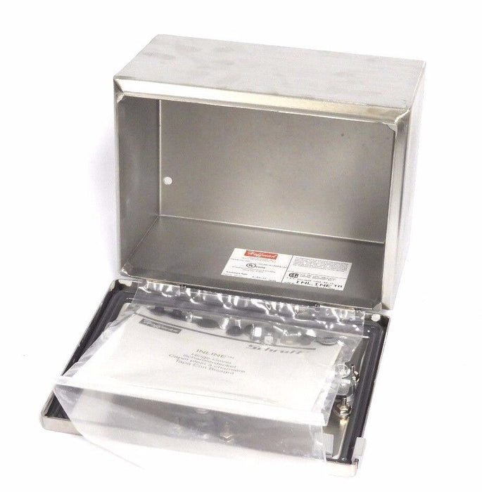 NIB HOFFMAN LHC201512SS ENCLOSURE STAINLESS STEEL 4X HINGED COVER LHC201512SS6
