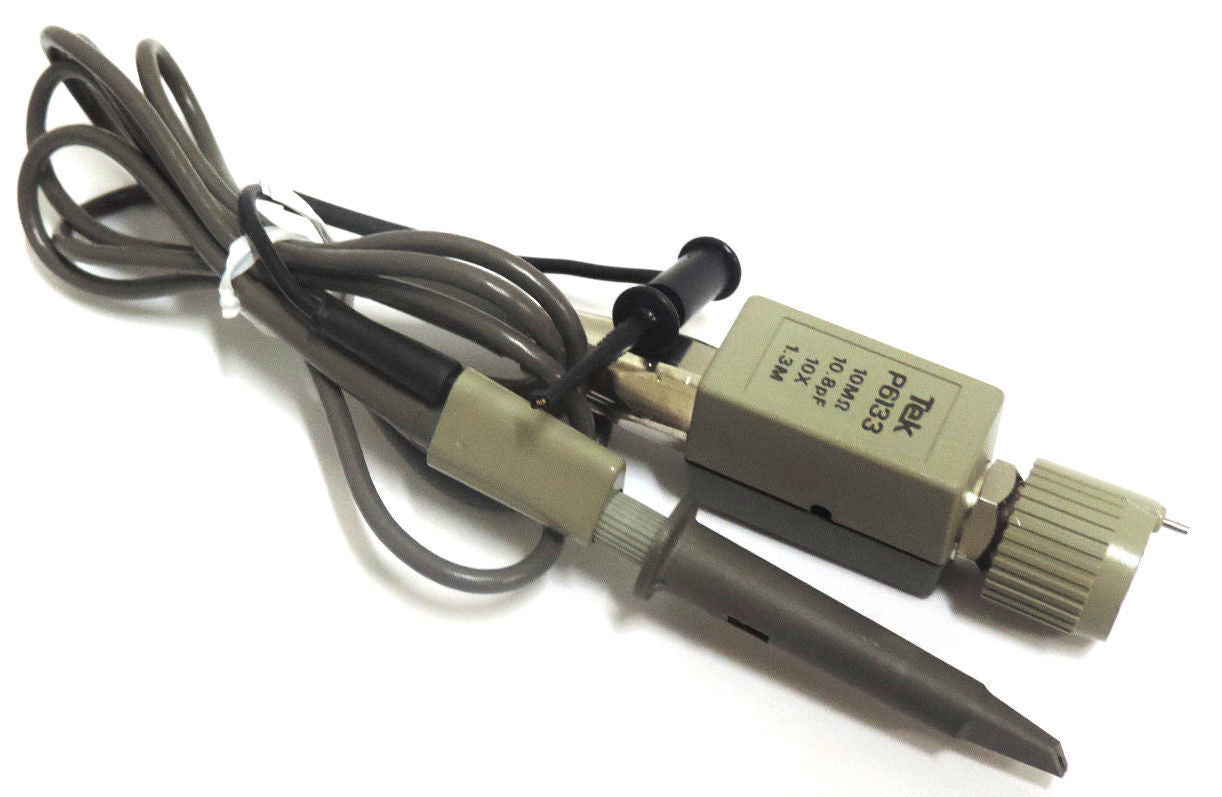 NEW TEKTRONIX TEK P6133 10M OHM 10.8 pF 10X 1.3M OSCILLOSCOPE PROBE W/ GRABBERS