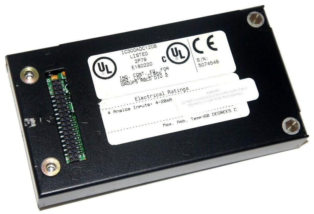 GE FANUC IC300ADC120B ANALOG INPUT MODULE IC300ADC120
