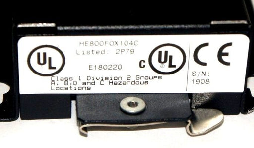 HORNER ELECTRIC HE800FOX104C FIBER OPTIC EXPANSION MODULE HE800FOX104