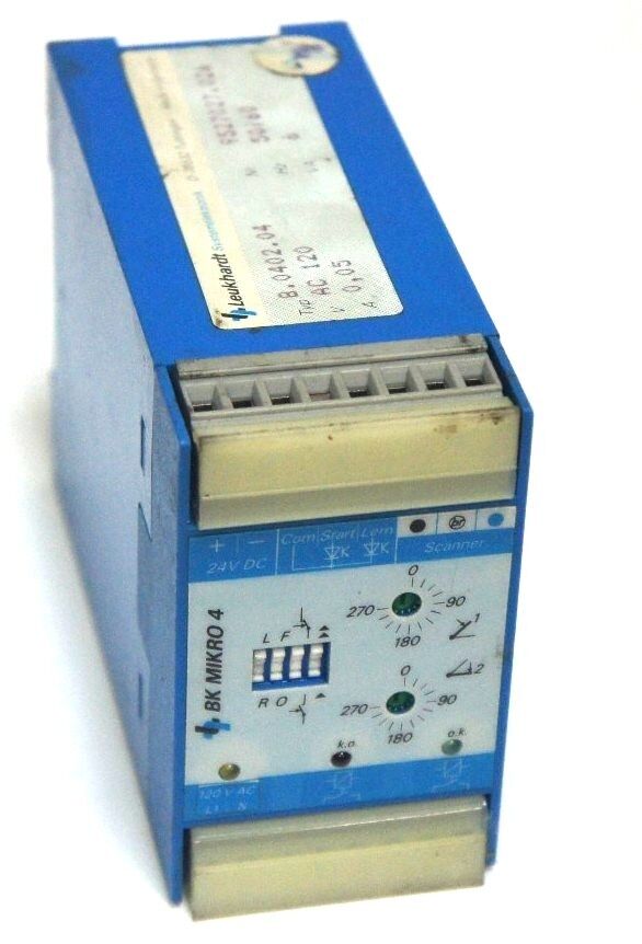 LEUKHARDT 8.0402.04 BK MIKRO 4 TIME DELAY RELAY 9527027.026
