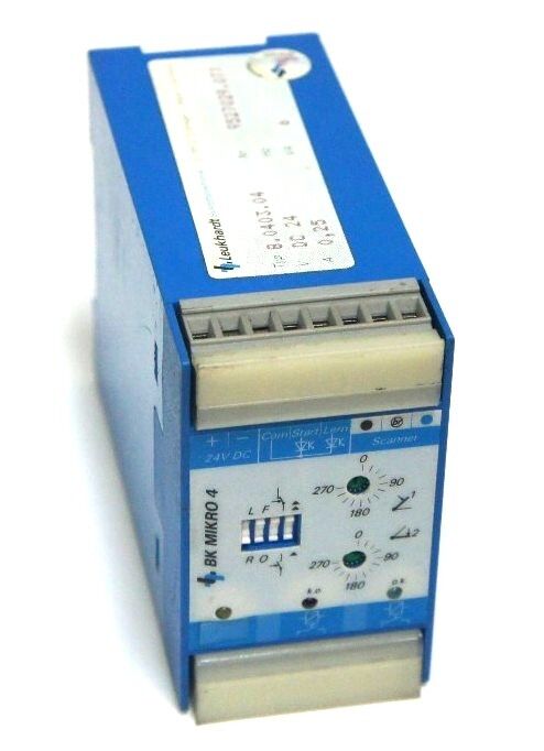 LEUKHARDT 8.0403.04 BK MIKRO 4 TIME DELAY RELAY 9527029.077
