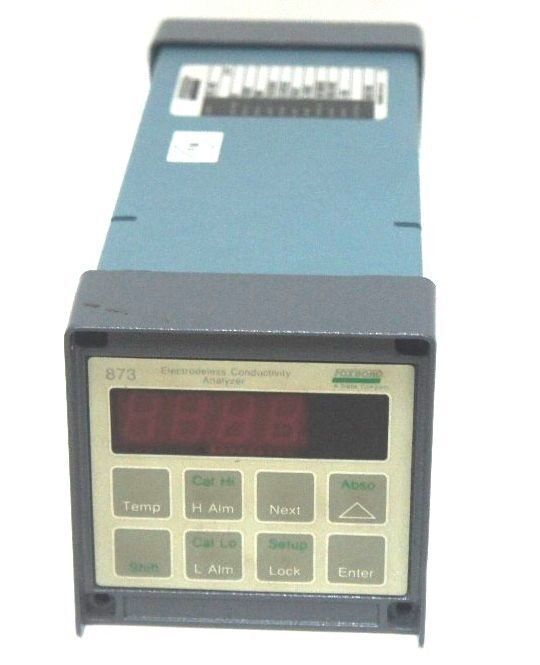 FOXBORO 873EC-AIYFGZ CONDUCTIVITY ANALYZER REF. NO. 197338F10, 873ECAIYFGZ