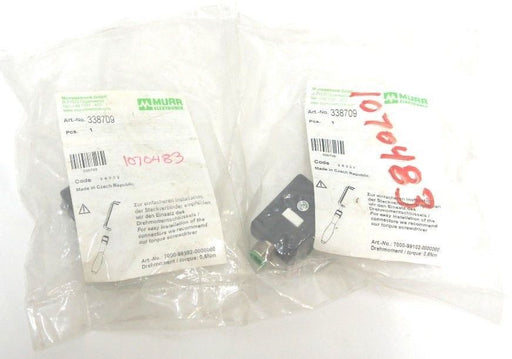 LOT OF 2 NIB MURR ELEKTRONIK 338709 ADAPTORS 110VAC/DC, 1A