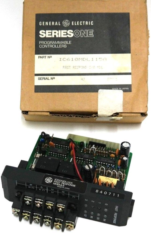 NIB GE FANUC IC610MDL115A SERIES ONE FAST RESPOND I/O MODULE