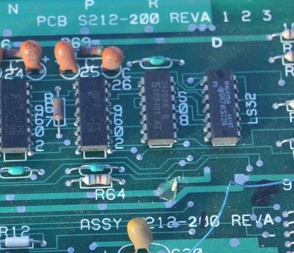 GOULD MODICON S212-200 CONTROL BOARD REV A PCB REV A8 S212200