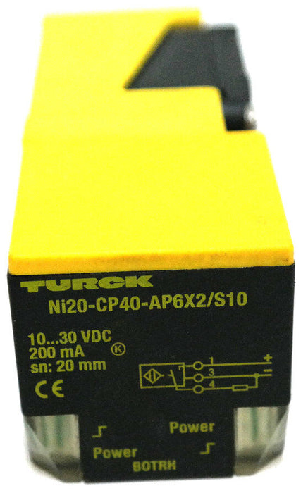 TURCK NI20-CP40-AP6X2/S10 PROXIMITY SWITCH SENSOR NI20CP40AP6X2