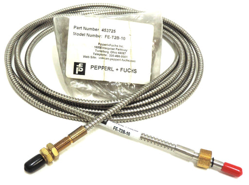 NEW PEPPERL FUCHS FE-T2B-10 PHOTOELECTRIC THRU BEAM FIBER OPTIC INSULATED