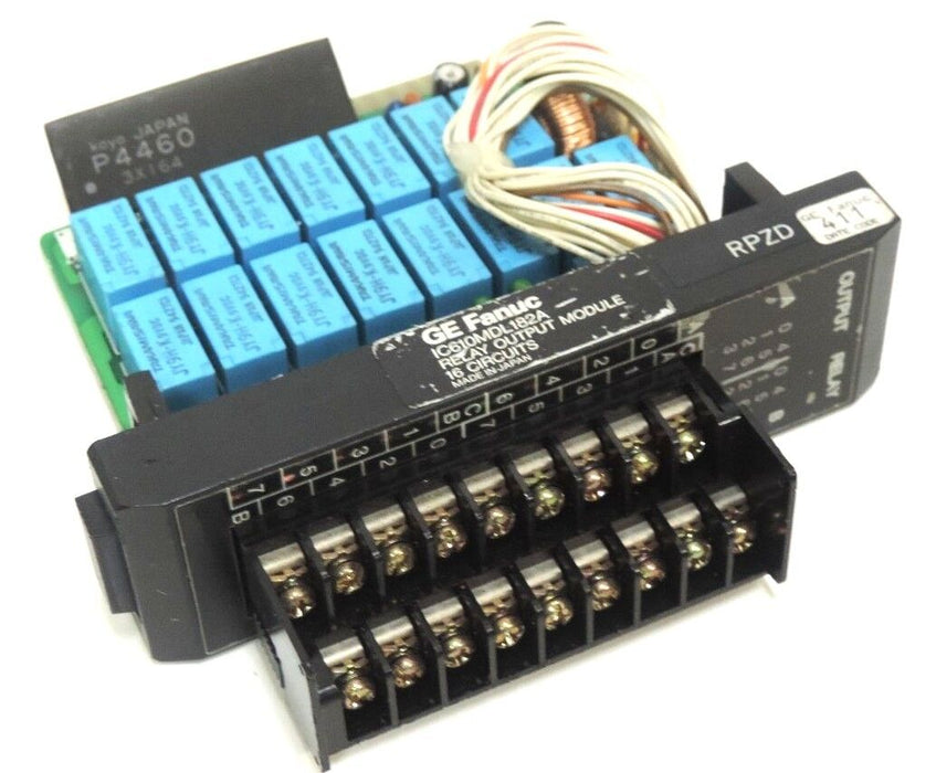 GE FANUC IC610MDL182A RELAY OUTPUT MODULE 16 CIRCUITS