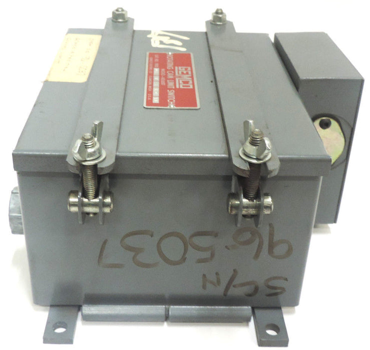 GEMCO ROTATING CAM LIMIT SWITCH 1980-404X-SP-X-R20-R1, 4-POSITION GEARED LIMIT